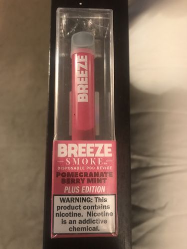 Customer photo review of Breeze Plus Disposable Pod System | Pom Berry Freeze