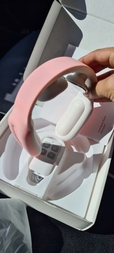 Customer photo review of Electric Wireless Smart Neck and Shoulder Massager with Pulse and Heat