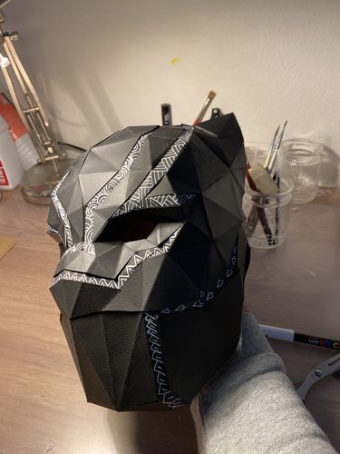 Customer photo review of Masque Black Panther