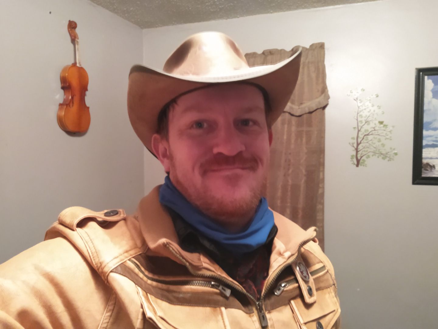 Customer photo review of David Outwear Titan Leather Jacket