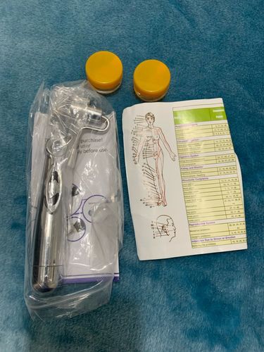 Customer photo review of Upgraded 5 Heads Electronic Acupuncture Pen Electric Meridians Laser Therapy Heal Massage Pen