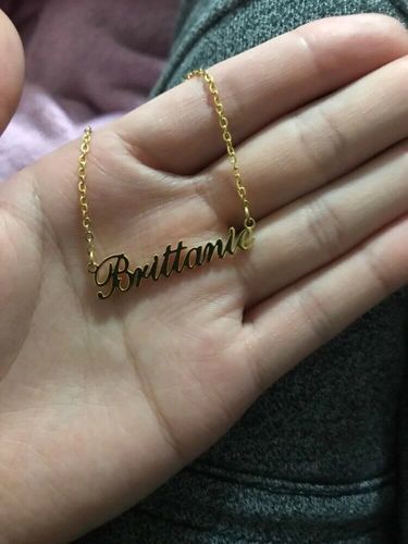 Customer photo review of LOANYA personalisierbare Namenskette