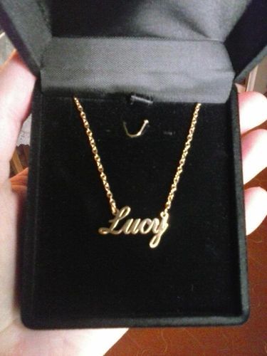 Customer photo review of LOANYA personalisierbare Namenskette