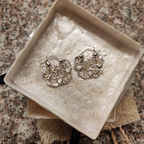 Customer photo review of Felicia Creolla Earrings