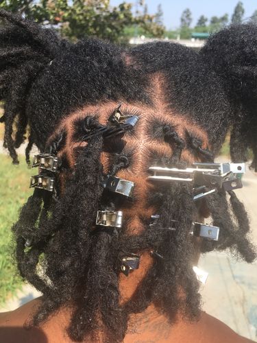 Customer photo review of Nourishing & Conditioning Hair Oil | 4 oz