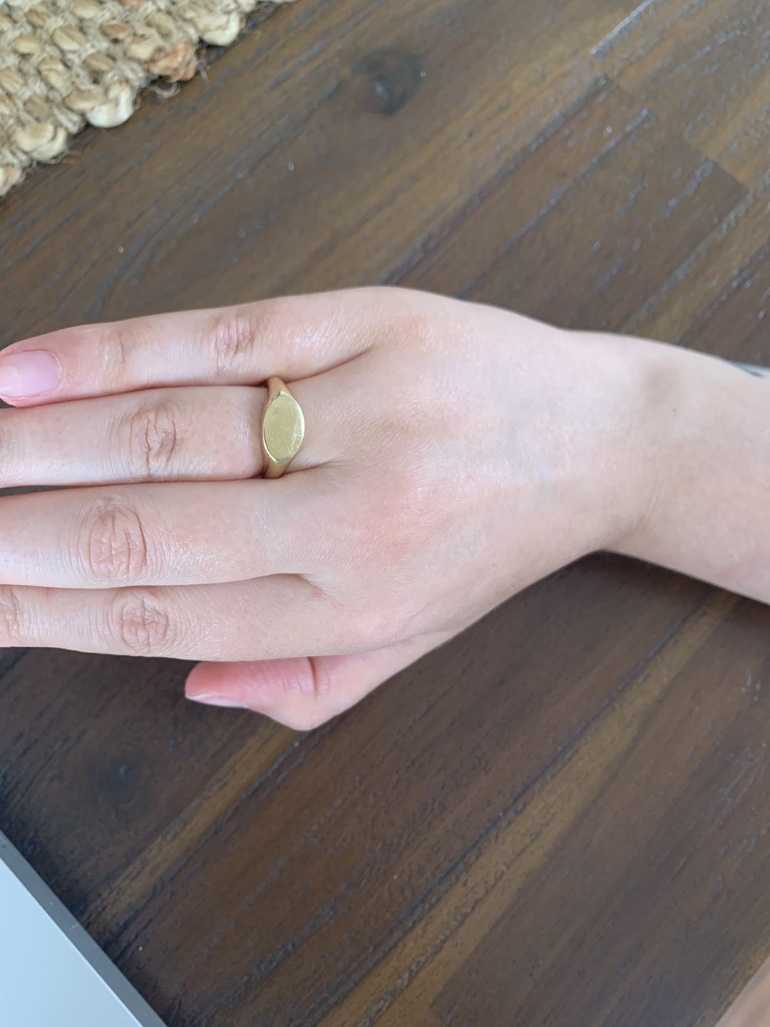 Customer photo review of Signet Ring