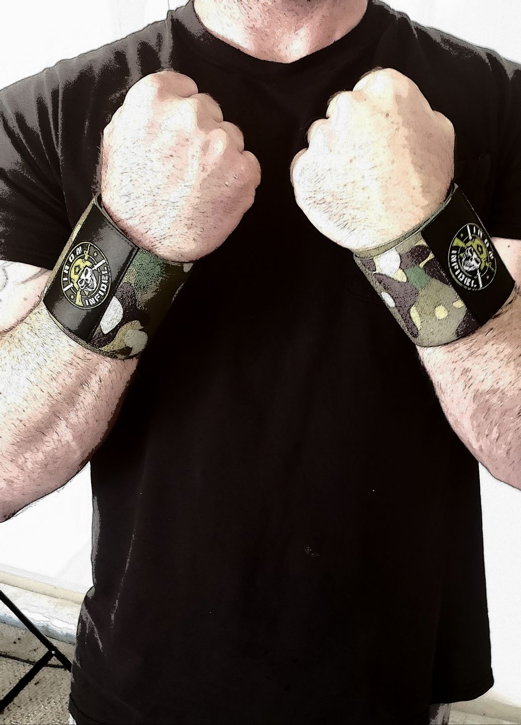 Customer photo review of Wrist Wraps