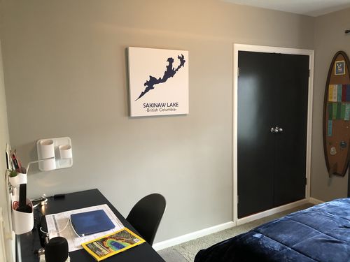 Customer photo review of Custom Lake Square Canvas