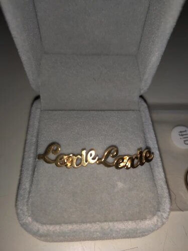 Customer photo review of LOANYA personalisierte Ohrringe
