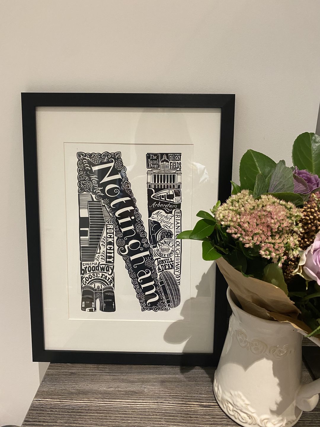 Customer photo review of Nottingham Print