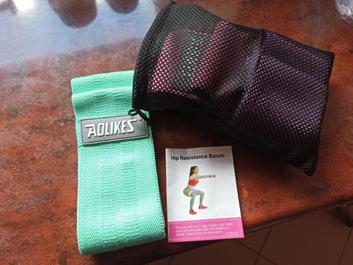 Customer photo review of Bandes élastiques 3 niveaux en tissu™