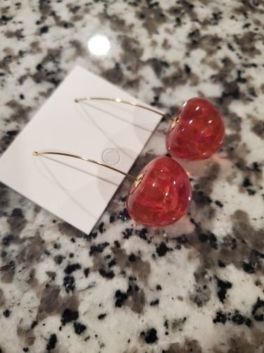 Customer photo review of Kirsch-Ohrring