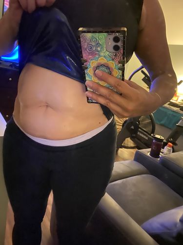 Customer photo review of Women's Heat Trapping Sweat Vest