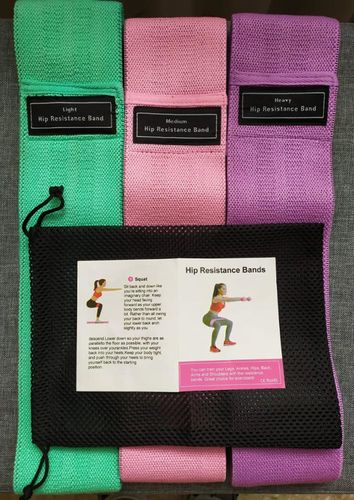 Customer photo review of Bandes élastiques 3 niveaux en tissu™
