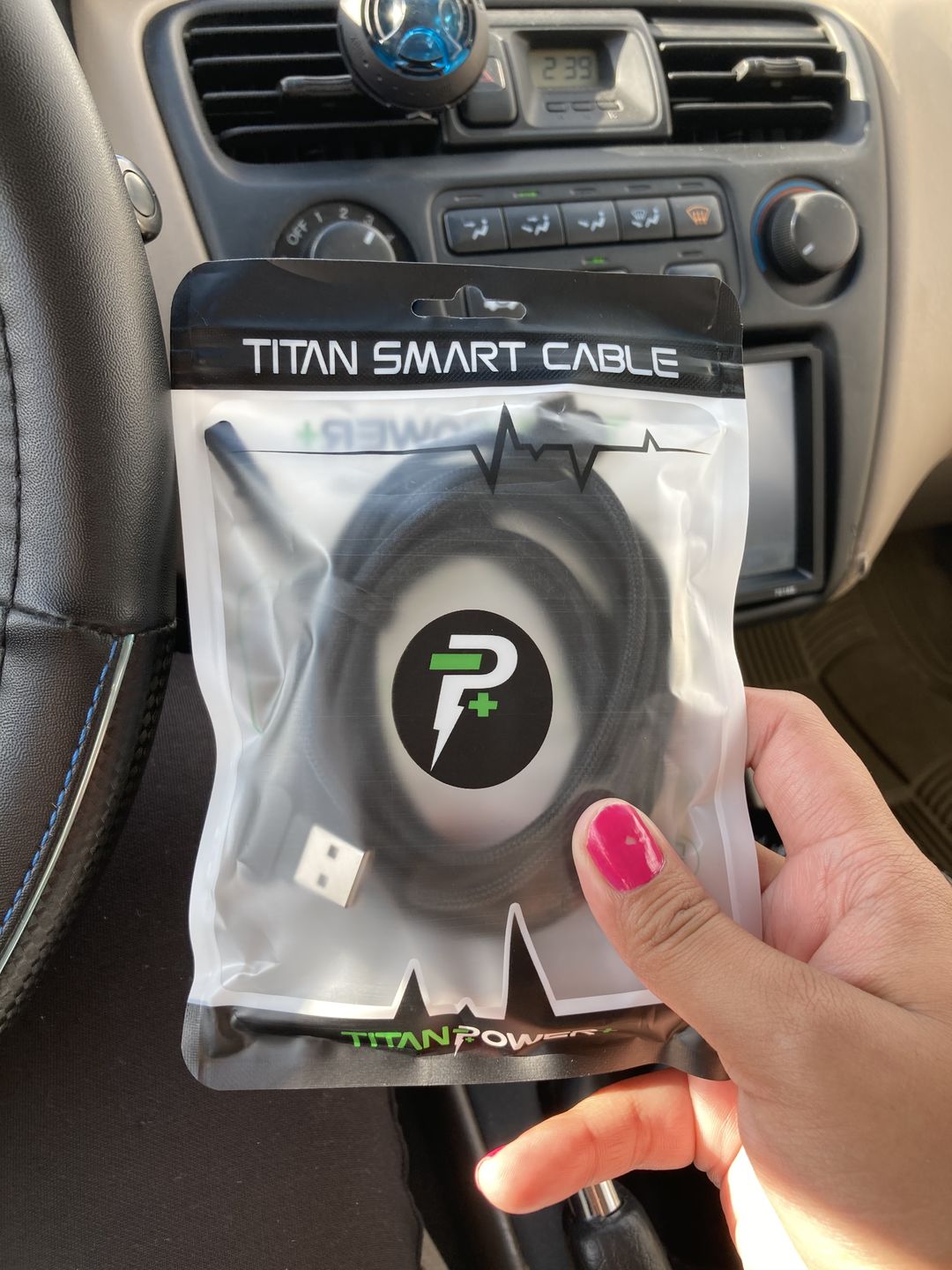 Customer photo review of Titan Smart Cable™ (3-Pack)