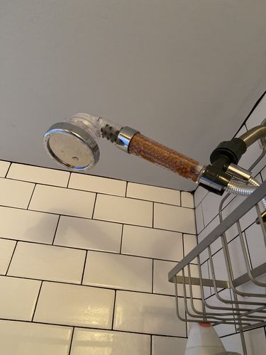 Customer photo review of The Best Eco-Friendly Shower Head