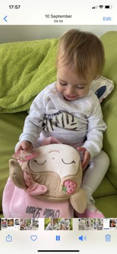 Customer photo review of Personalized Leyadoll Backpack (Strawberry) - 2 Skin Tones