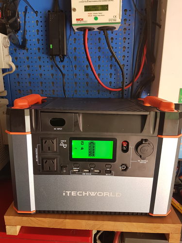 Customer photo review of Lithium Portable Power Station 1000 Watt 60Ah iTECH1000P