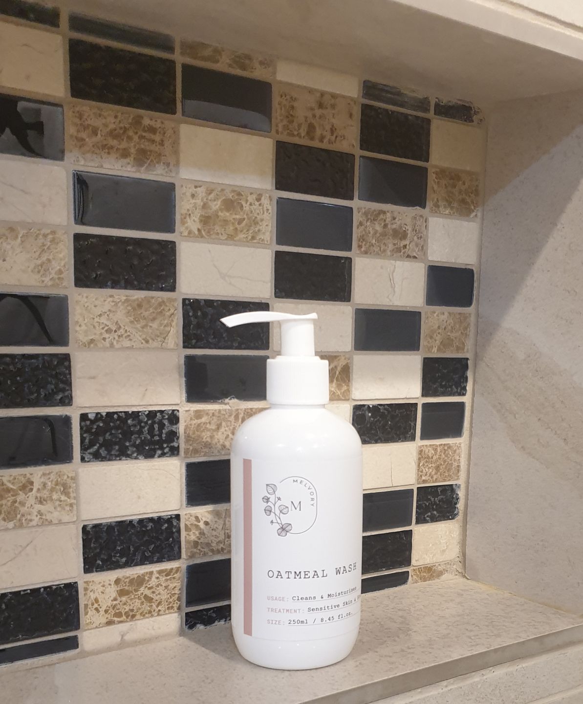 Customer photo review of Oatmeal Moisturising Wash