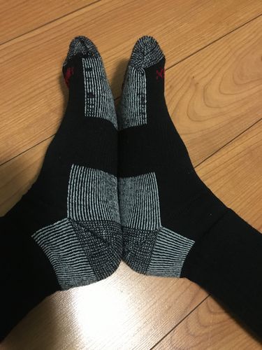 Customer photo review of J.B. Field's "Hiker GX" Merino Wool Hiking Sock - SLIGHTLY IMPERFECT -ASST 3PK