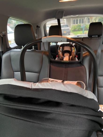 Customer photo review of Baby Car Mirror For Rear Facing Infant Car Seat