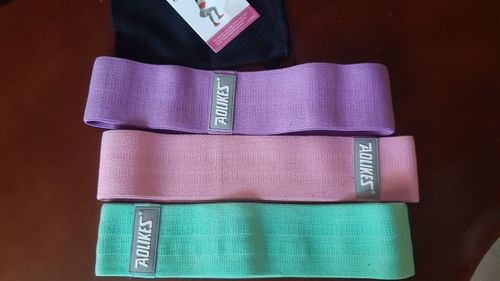 Customer photo review of Bandes élastiques 3 niveaux en tissu™