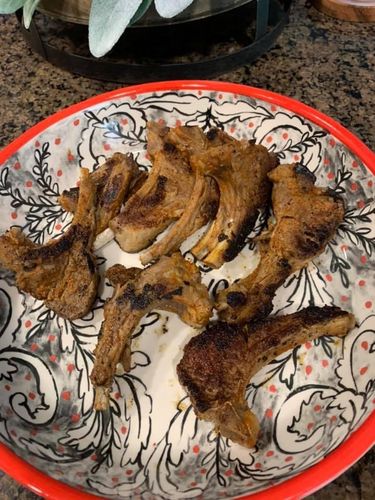 Customer photo review of Goat Rib Chops