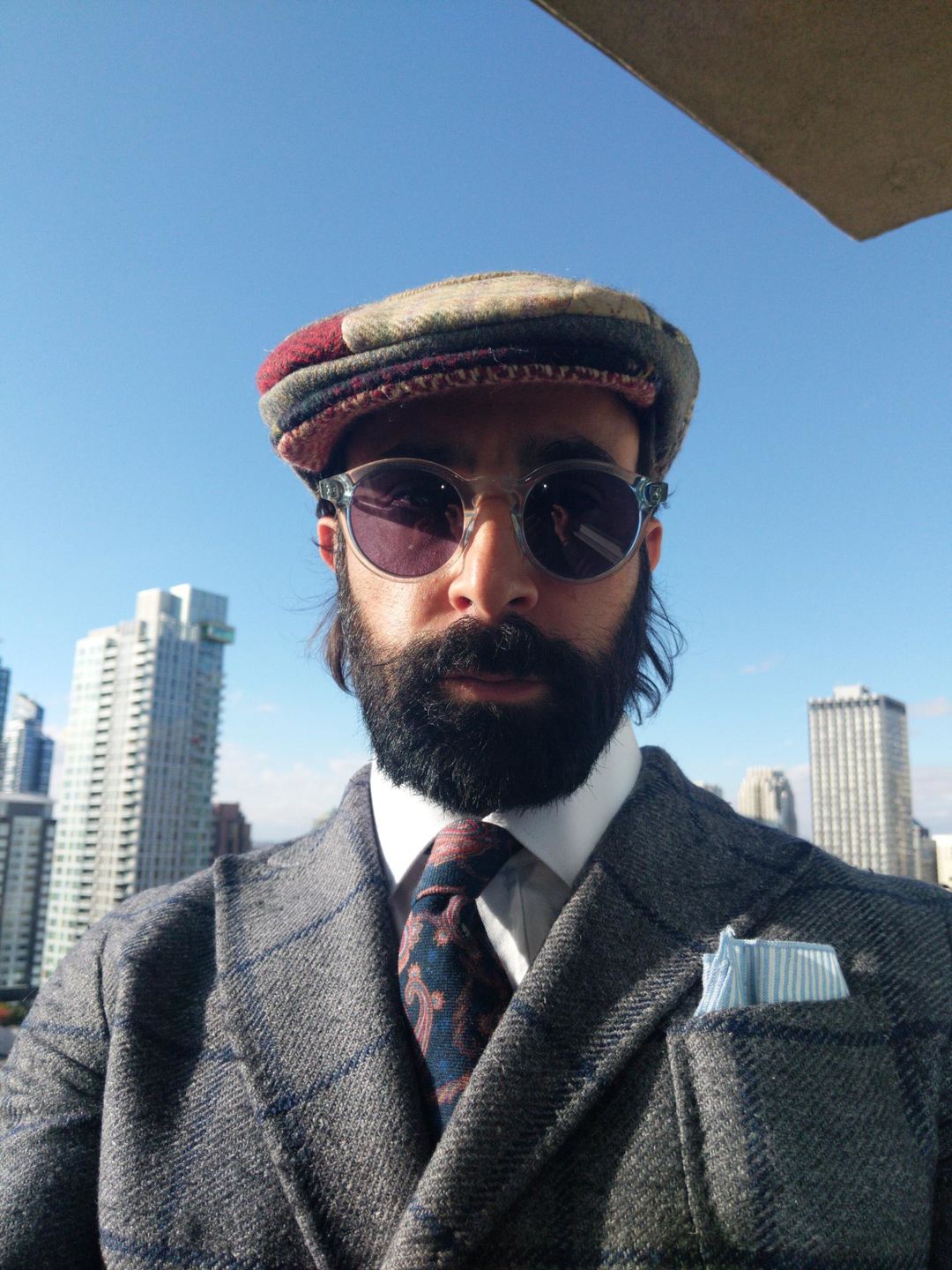 Customer photo review of Vintage Cap Heavy Patchwork Tweed - LIMITED EDITION