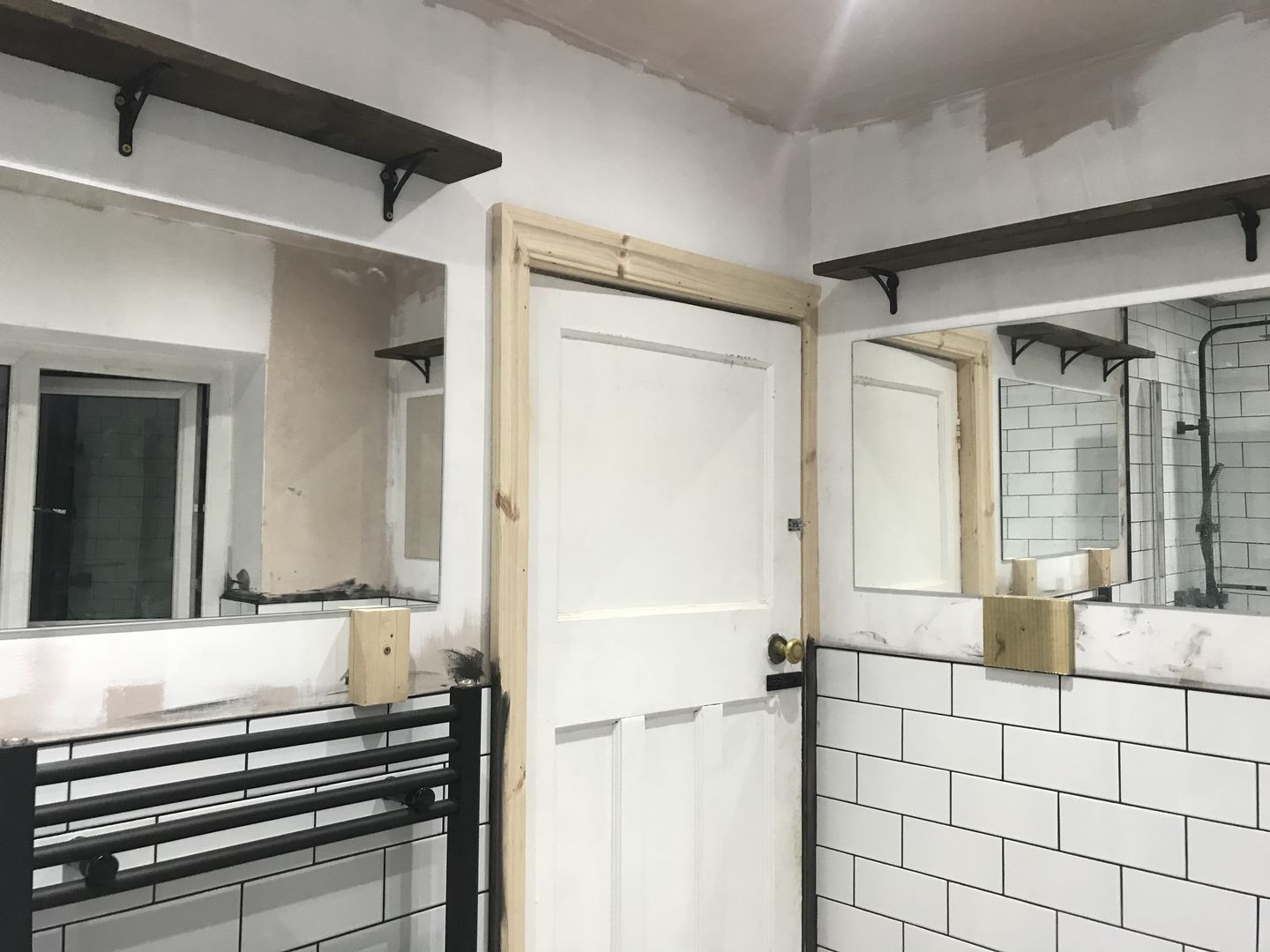 Customer photo review of 6 Inch Ironbridge Cast Iron Shelf Bracket