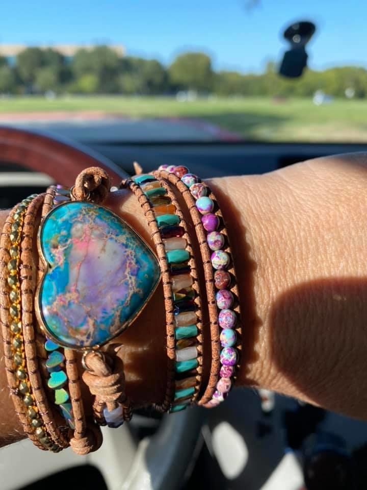 Customer photo review of Intense Love Protection Wrap Bracelet