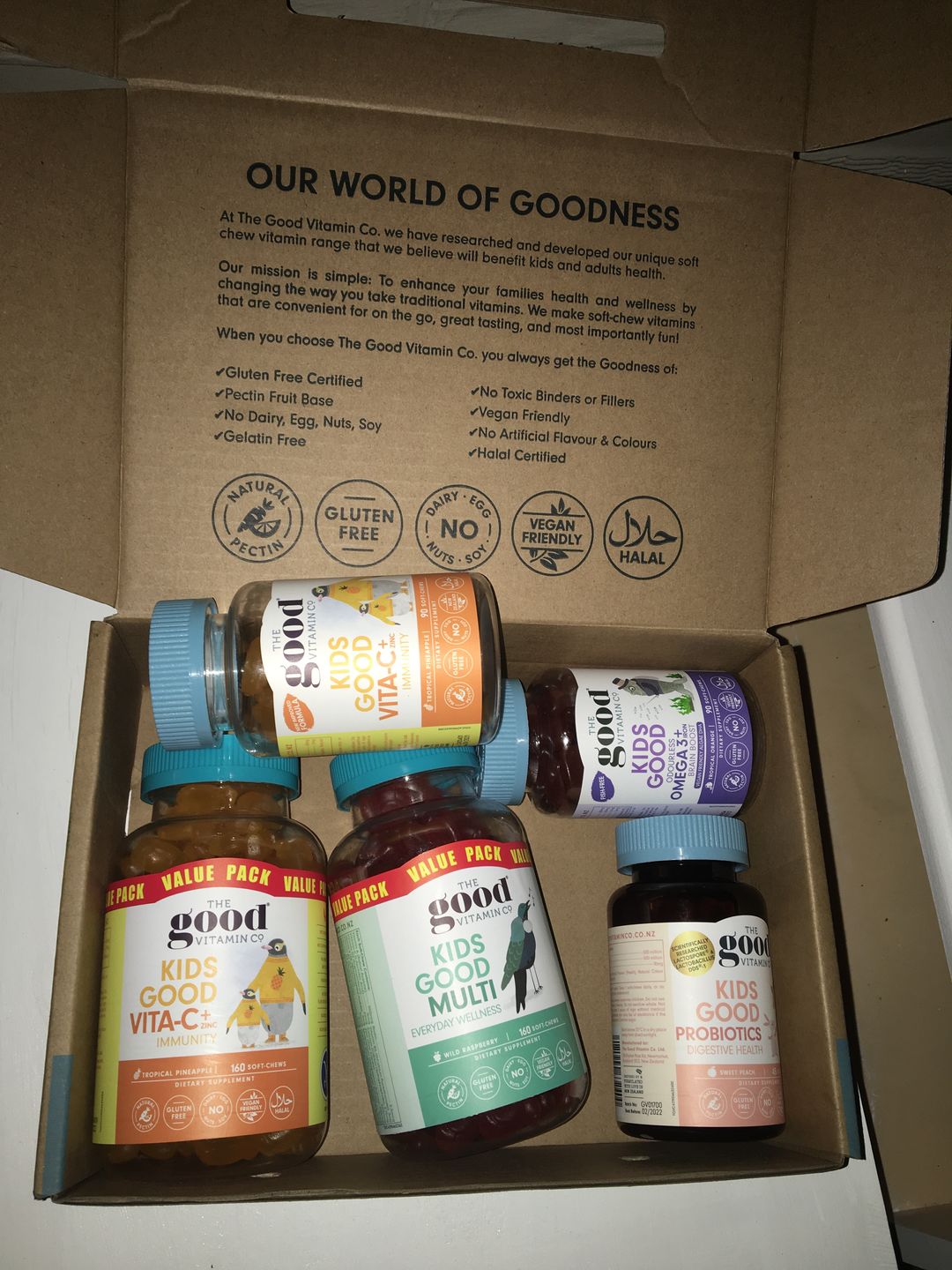 Customer photo review of Value Pack Kids Good Vita-C + Zinc Supplements