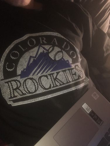 Customer photo review of Colorado Rockies MLB T Shirt Size XL