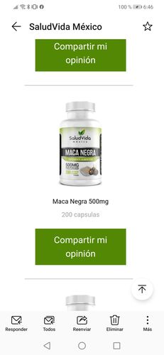 Customer photo review of Maca Negra 500mg
