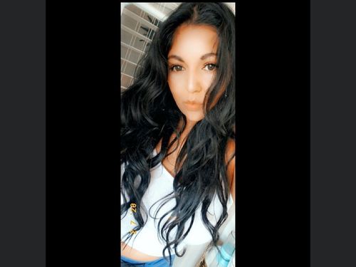 Customer photo review of Full Shine Tape in Hair Extensions Remy Human Hair Jet Black (#1)