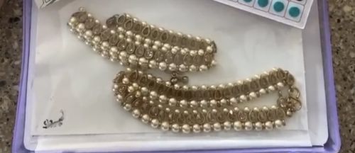 Customer photo review of Payals in Polki & Pearl