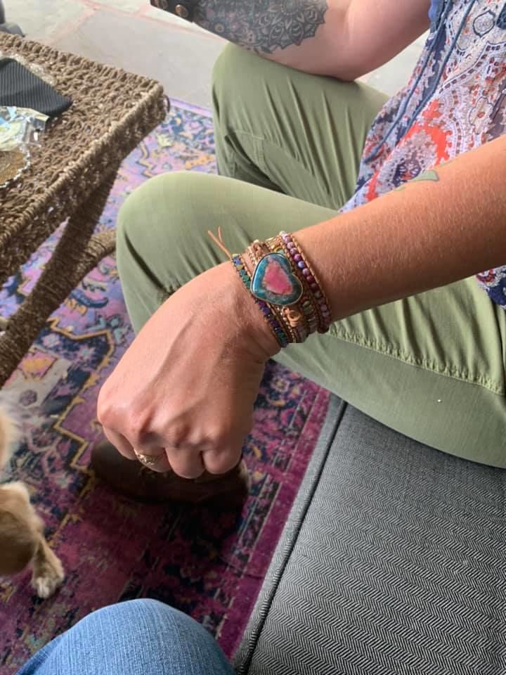 Customer photo review of Intense Love Protection Wrap Bracelet