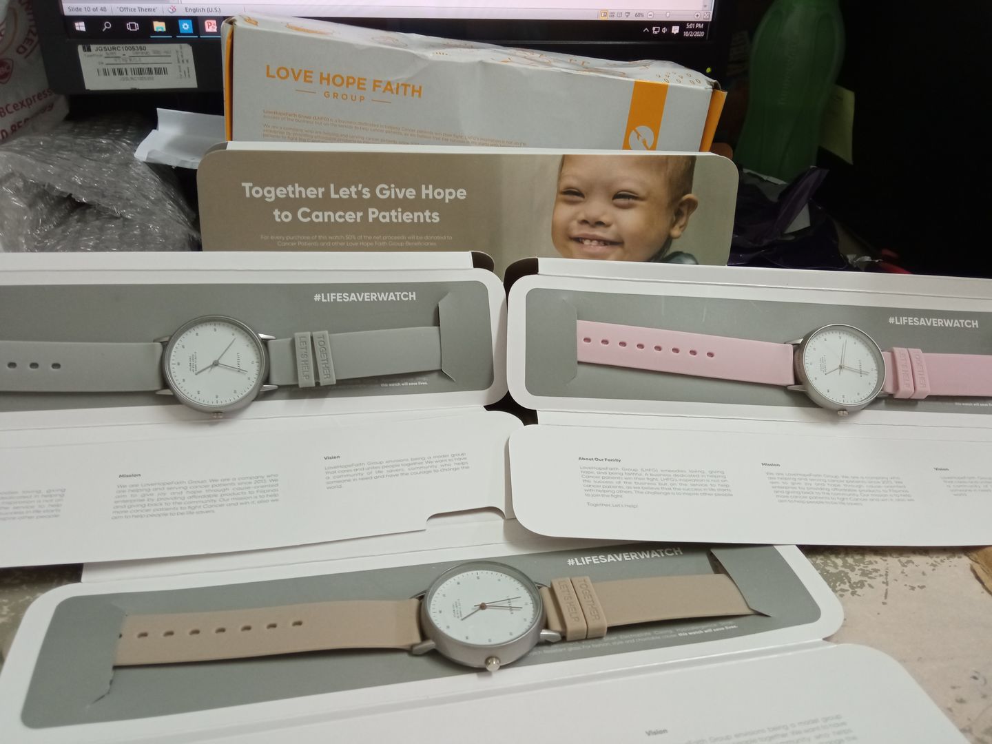 Customer photo review of Life Saver Watch 4.0 – Pink