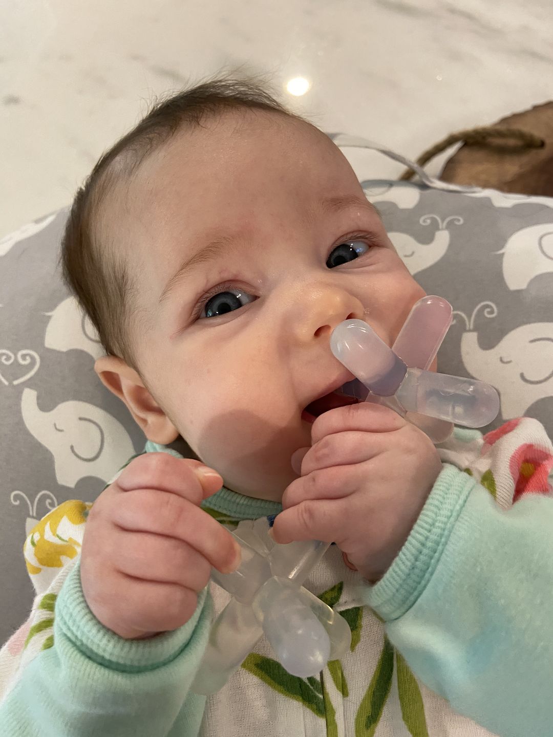 Customer photo review of moonjax® baby teether