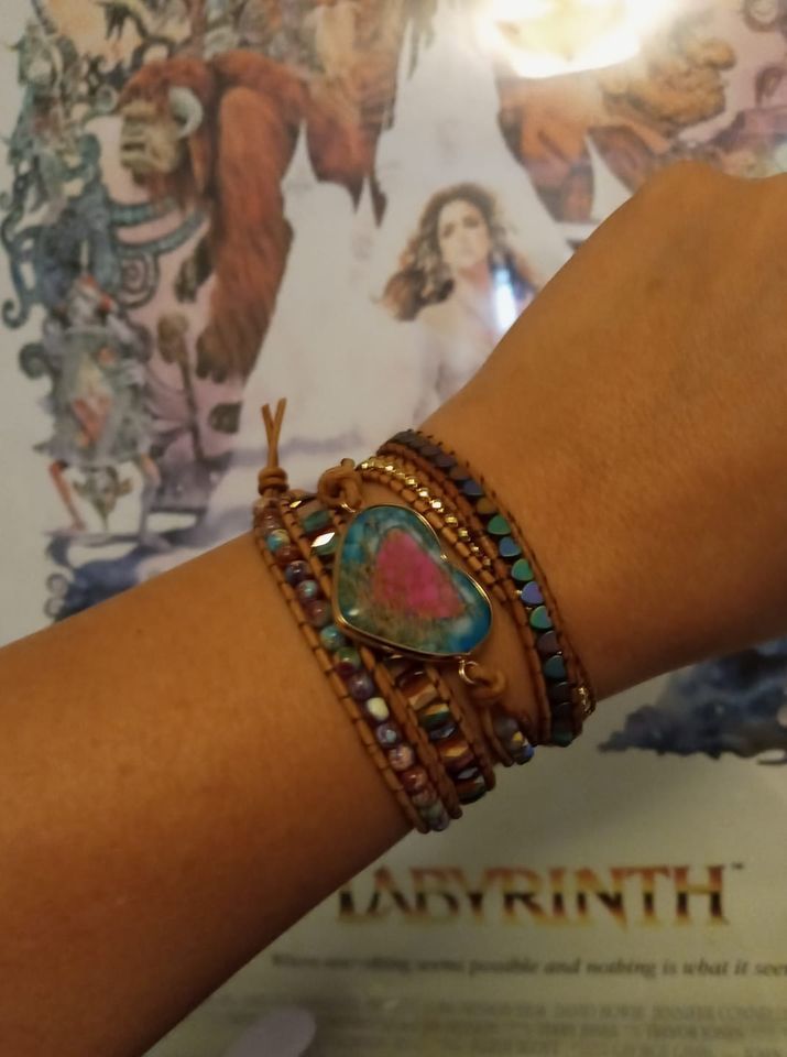 Customer photo review of Intense Love Protection Wrap Bracelet