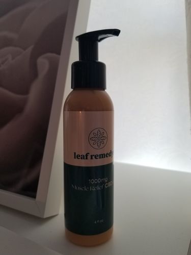 Customer photo review of 1000MG CBD Cooling Gel Extra Strength