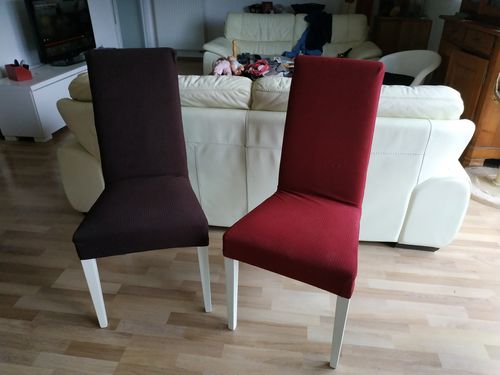 Customer photo review of Marron - Housses de chaises - 100% Waterproof et Ultra résistantes
