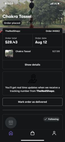 Customer photo review of Chakra Tassel