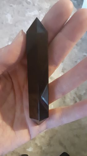Details about / 1kg 90-120mm Natural Obsidian Crystal Double Terminated Wand Healing