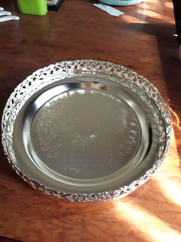 Customer photo review of Imported Pooja Plate WGS010