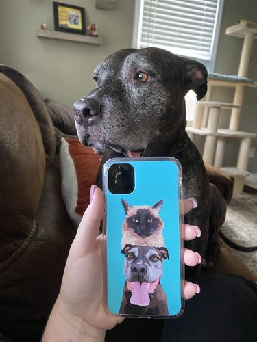 Customer photo review of Custom Pet Phone Case (Original)