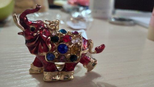 Customer photo review of Porte Clé Éléphant Thaïlande