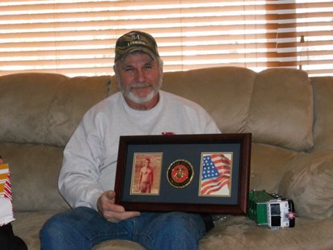 Customer photo review of Vietnam Veteran Pin