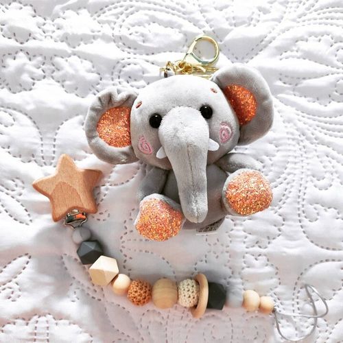 Customer photo review of Porte Clé Éléphant Peluche