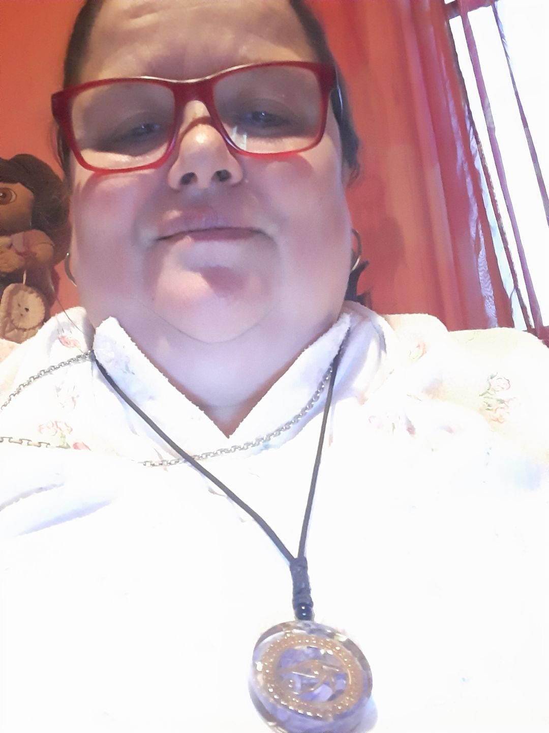 Customer photo review of Collier Orgonite "La Paix de l'Améthyste"