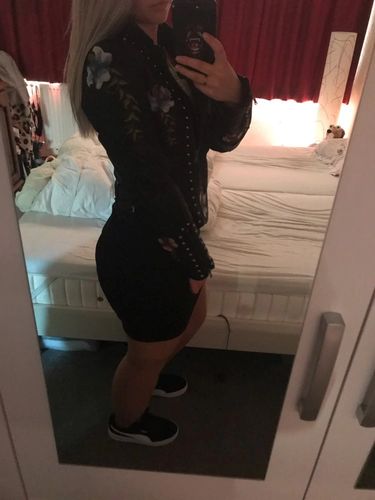 Customer photo review of Veste Flower Power